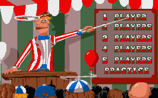 Fiendish Freddy's Big Top O'Fun screenshot 2 for Atari ST